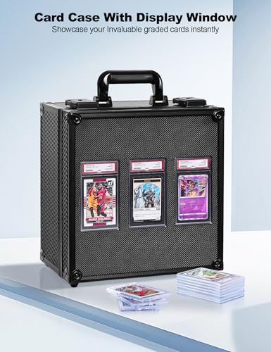 Carbon Fiber Graded Card Storage Box, TSA Lock Slab Case, Display - Image 4