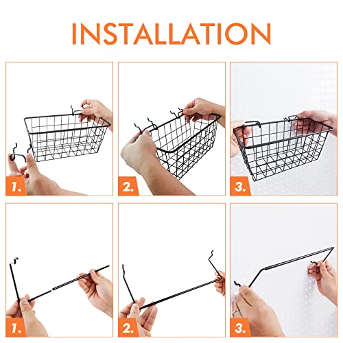 Pegboard Organizer Accessories 18 Pack, Peg Board Hooks - Image 6