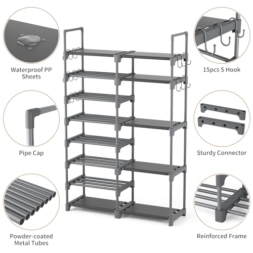 ROJASOP Shoe Rack, Shoe Storage Organizer for Closet | All Products - Image 6