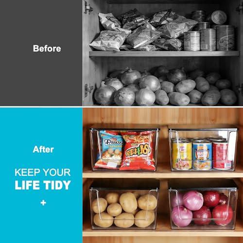 Heyuzb Pantry Organizers Storage, 2 Pack Large Clear | All Products - Image 5