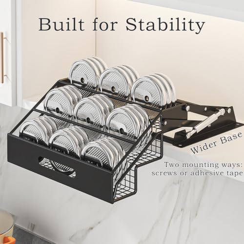 Pull-Down Shelf for Upper Cabinet, 3 Tier Pull-Out Spice - Image 6