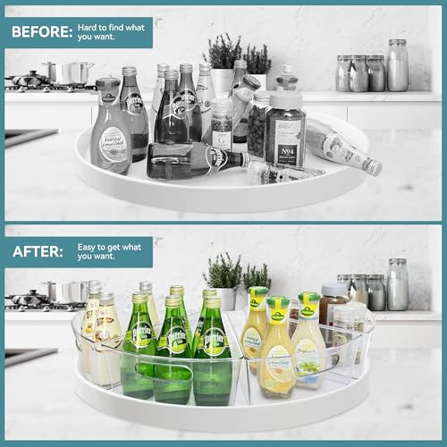 Oubonun Lazy Susan Cabinet Organizer Bins for Kitche | All Products - Image 4