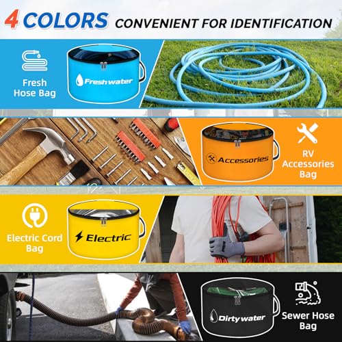 Rv Sewer Hose Storage, 4 Pack Waterproof Rv Storage - Image 5
