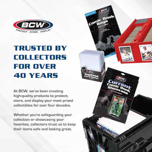 BCW Collectible Card Bin – (Single, Blue) | Holds up - Image 7