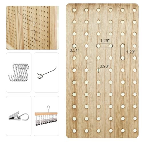 Pegboard Display, 5.6Ft Portable Freestanding Wall Organizer - Image 6