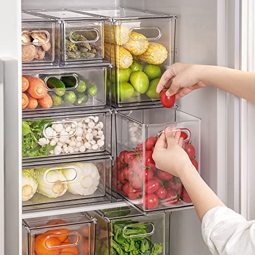9.5QT Refrigerator Organizer Fridge Storage Bin with | All Products - Image 6