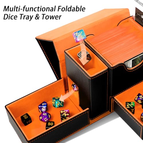 MTG Deck Box for Commander Display with Dice Tower, Fits - Image 4