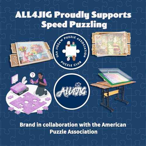 ALL4JIG 20.87"×28.15" Puzzle Binder – Space-Saving Storage - Image 5