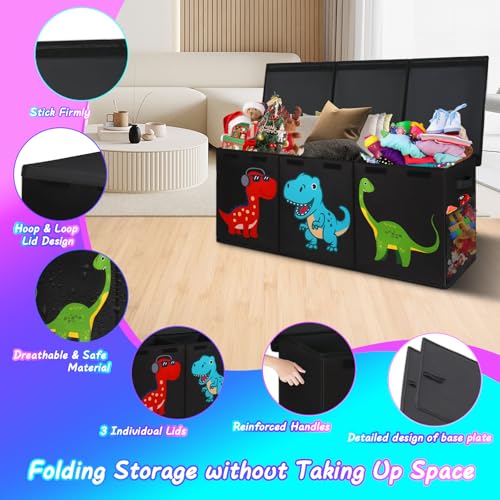 Extra Large Toy Box, Kids Toy Storage Chest with Lids - Image 6
