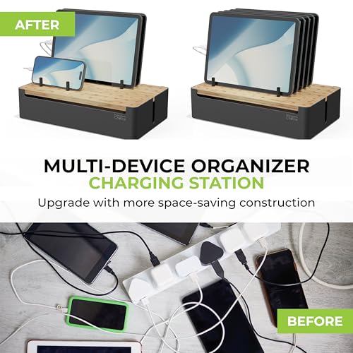 Prosumer's Choice Bamboo Charging Station for Multiple Devices - Image 3