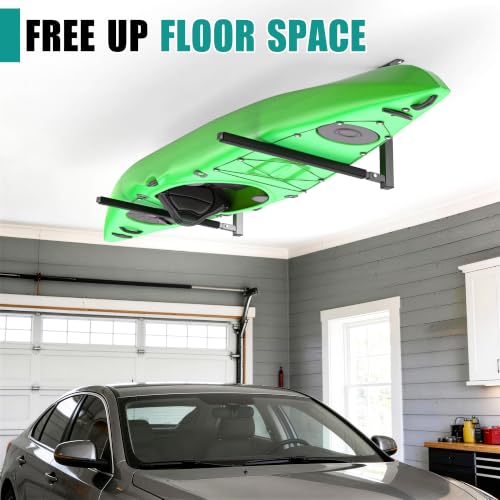 Adjustable Ceiling Kayak Storage Rack for Garage - Image 8