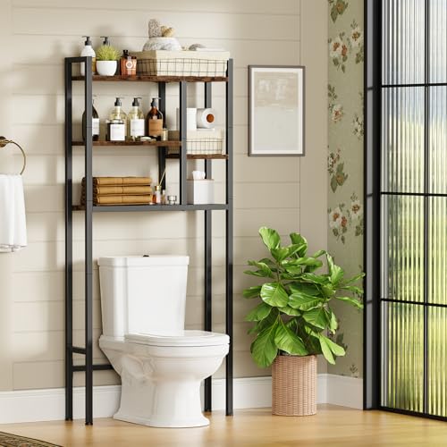 Over-The-Toilet Storage Rack, 3-Tier Bathroom Shelves Over Toilet - Image 5
