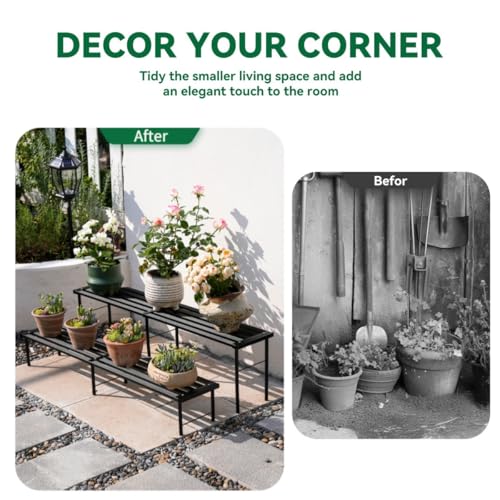 Metal Plant Stand, Rust-proof Aluminum Flower Pot Stand - Image 4