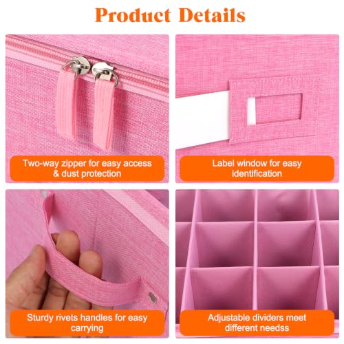 Wine Glass Storage Box, Stemware Storage Containers Cases - Image 6