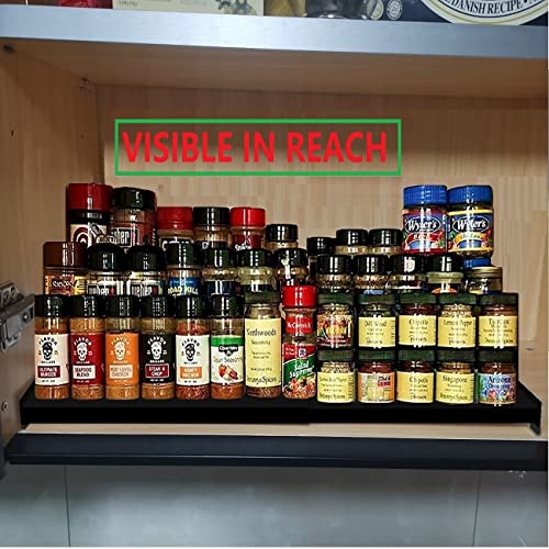 Jojocross Spice Rack Organizer for Cabinet, 3 Tier - Image 4