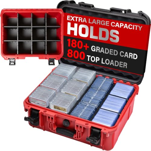Baseball Card Storage Box, Extra Large Graded Card Case - Image 2