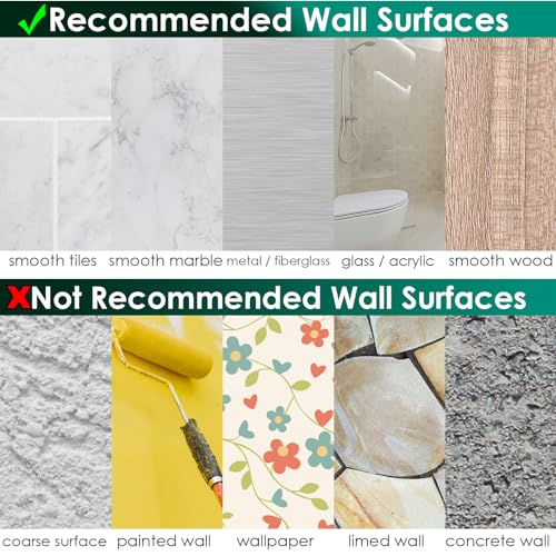 Shower Caddy Adhesive Replacement Sticker, Shower Adhesive Strip - Image 6