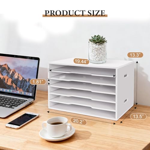 6-Tiers Construction Paper Organizer for 12" x 18" Paper - Image 4