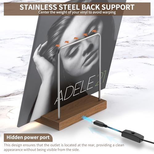Now Playing Vinyl Record Stand, Light Up Vinyl Record - Image 6