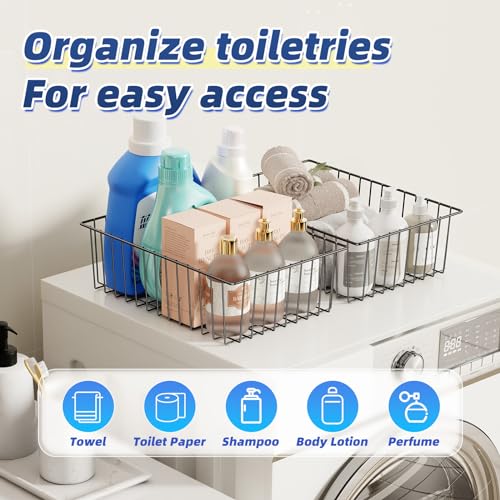 Simple Trending 6 Pack Large Metal Wire Baskets for | All Products - Image 5