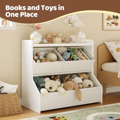 FOUCSSOMEI Kids Toy Storage Organizer for Easy Toy Cleanup - Image 4