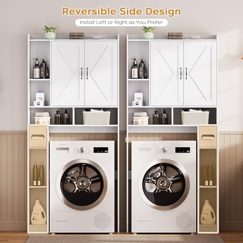 Over the Toilet Storage Cabinet, 31”W Bathroom Organizer - Image 6