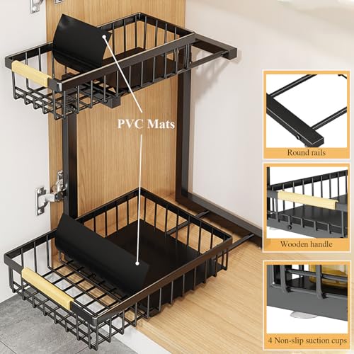 Pull Out Under Sink Organizer and Storage，2-Tier Height - Image 8