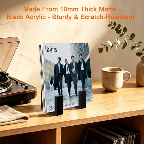 Vinyl Record Display Stand – Acrylic Compact Holder - Image 5