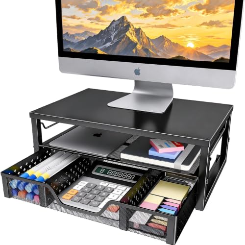 Simple Trending Desk Organizer and Accessories, Monitor - Image 2