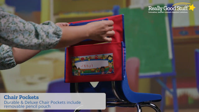 Really Good Stuff Early Childhood Deluxe Chair Pockets - Image 4