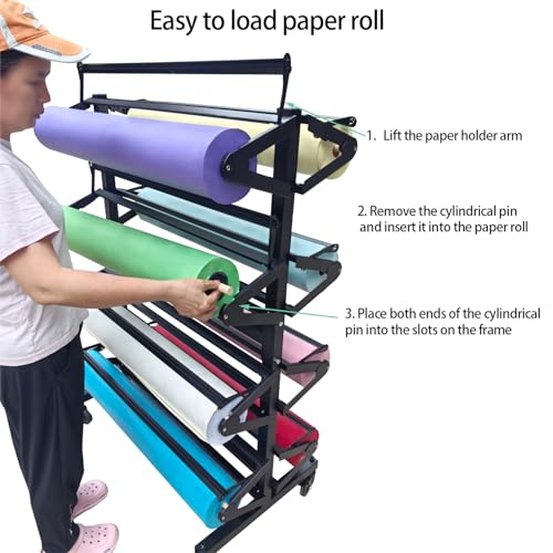 Craft Paper Roll Holder, Butcher Kraft Paper Rack | Home Organization - Image 6