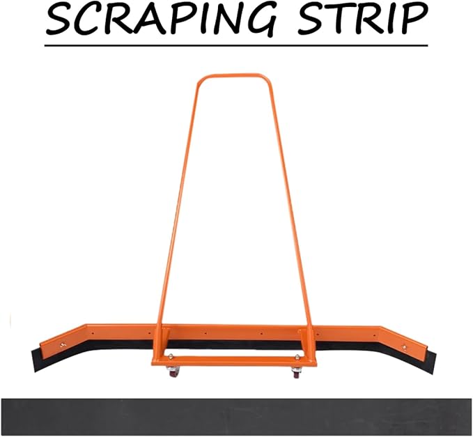 ibasenice High-Elastic Floor Squeegee Refill Strip for Tennis & Basketball Court Cleaning Durable Rubber Squeegee Head Replacement 59.05In
