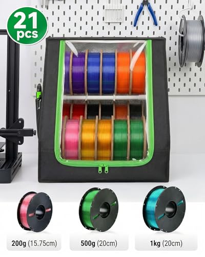 Bulado 3D Printer Filament Storage Box, 21-Spool 2-Tier - Image 7