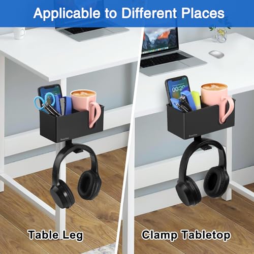 Rosyline 3-in-1 Clip-on Cup Holder for Desk with Desktop - Image 5