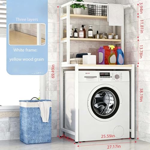 Freestanding Utility Shelf, Heavy Duty Over Washer and Dryer Rack - Image 3