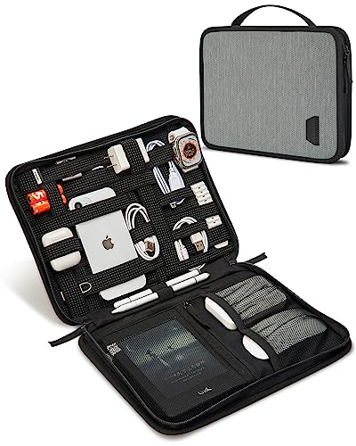 BAGSMART Water-Resistant Tech Organizer Bag for Electronics - Image 2