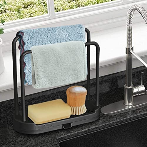 Kitchen Sink Rack Tray Organizer Stand for Sponge, Dish Cloth - Image 4