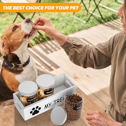 Dog Treat Container for Countertop - Dog Food Storage - Image 3