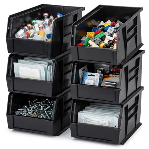 Quantum Storage QUS221 Heavy-Duty Stackable Plastic Storage Bins - Image 3