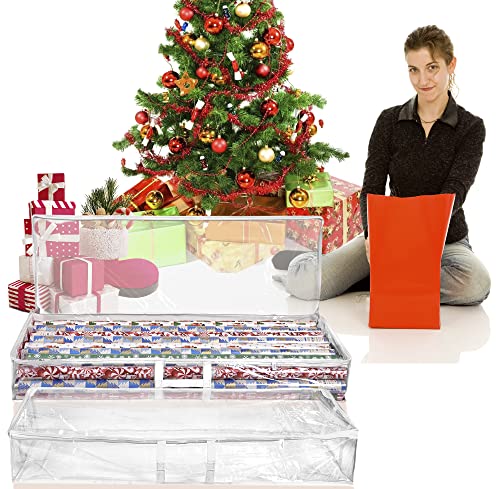 Wrapping Paper Storage Containers | Gift Wrap Organizer - Image 7