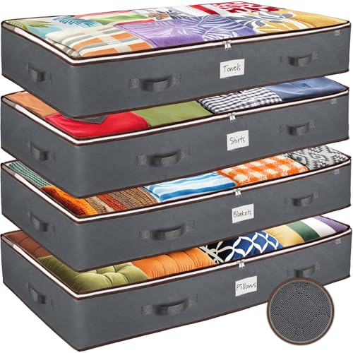 ZOBER Under Bed Storage Bags, Underbed Storage Containers - Image 2