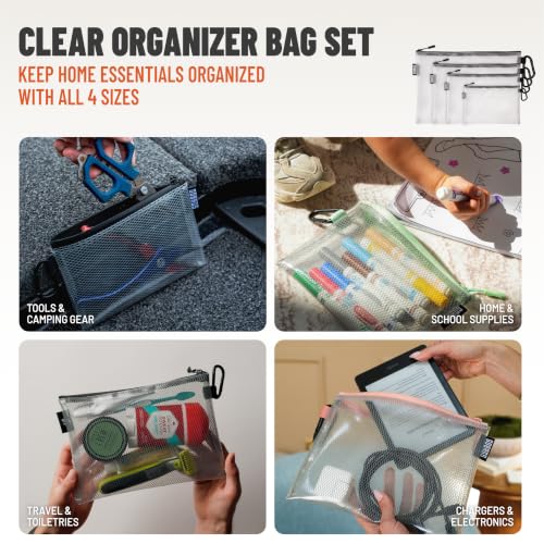 GOBAGS Air Production Multi-Size Clear Zipper Pouch | All Products - Image 3