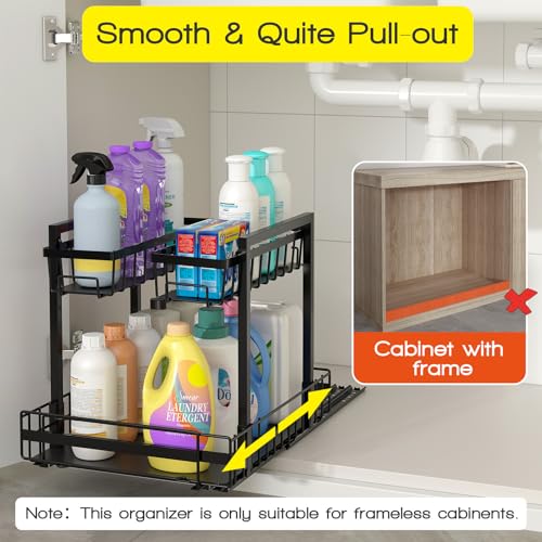 NADAMOO Expandable Under Sink Organizer, 2-Tier Pull | All Products - Image 6
