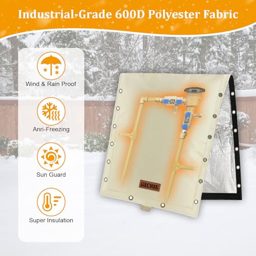 RICHIE 3-Way Opening Backflow Preventer Cover (5°F) Heavy-Duty - Image 6