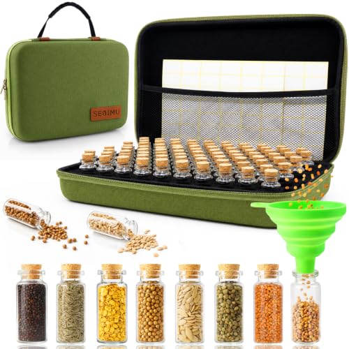 80 Slots Sturdy Seed Storage Organizer Box with Classic - Image 2