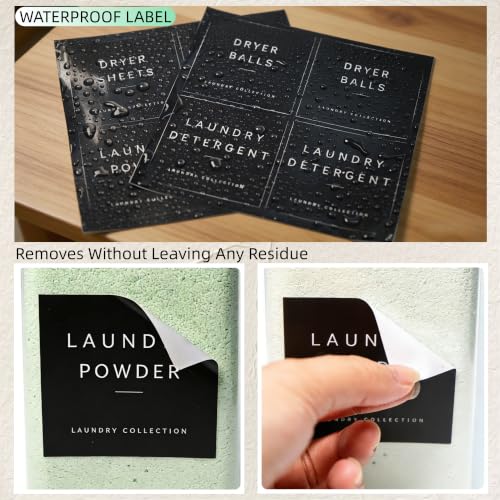 4+1 Pack Laundry Pods Containers & Dryer Sheet Holder & - Image 7