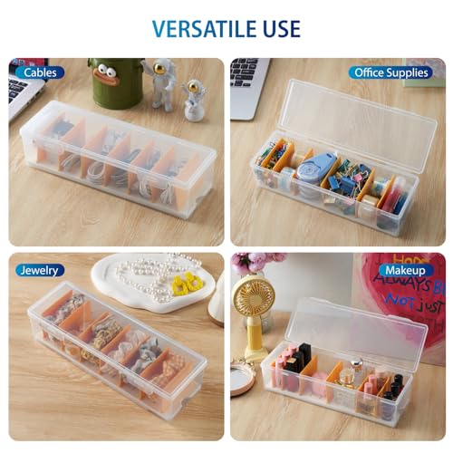 2 Pack Cable Organizer Storage Box with 16 Cable Tie | All Products - Image 7