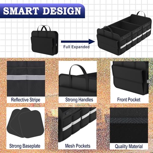 Trunk Organizer for SUV, Large trunk organizer for car - Image 5