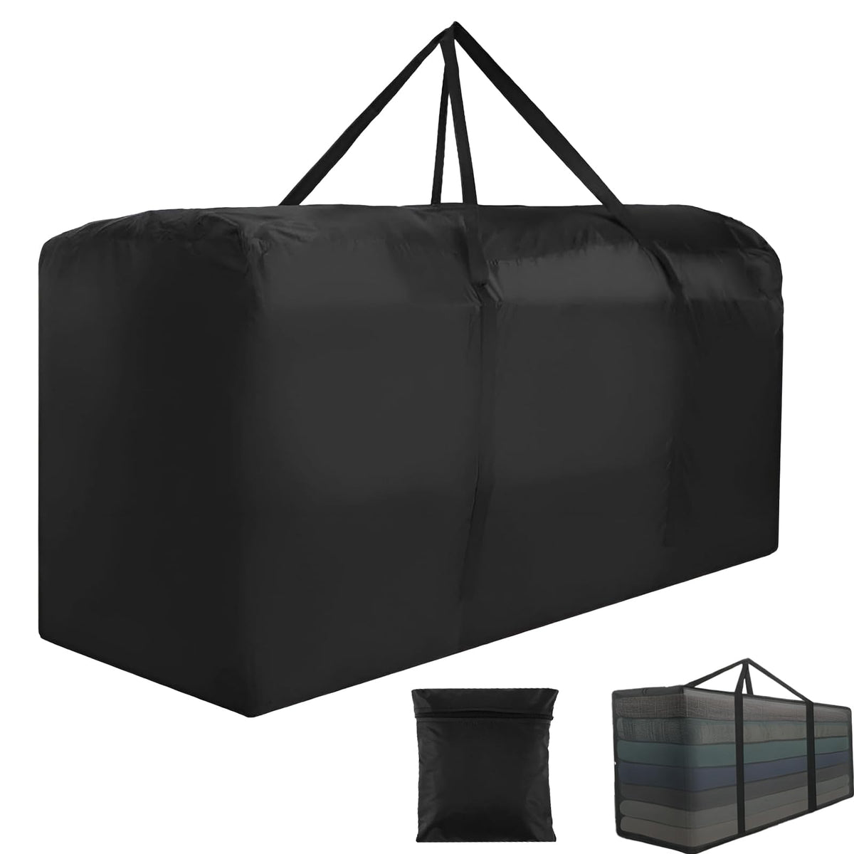 68" Extra Large Waterproof Outdoor Cushion Storage Bag - Image 1