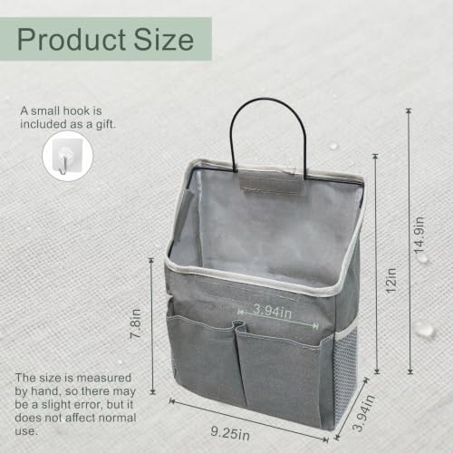 1 Large+1 Small No Drill Bedside Hanging Caddy, Multi-Size - Image 6